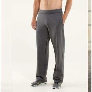 Lululemon Men’s Kung Fu Pants Gray Size Large Regular 32x32 Athletic Yoga Sweat